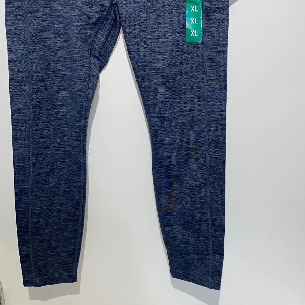 Mondetta Leggings Womens Small High Waisted Moisture Wicking Blue XL New - Picture 2 of 9